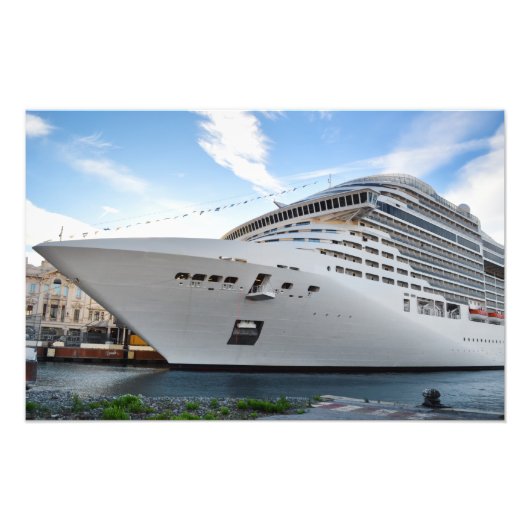 cruiseschip foto afdruk (Voorkant)