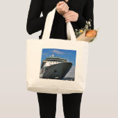 cruiseschip grote tote bag (Voorkant (product))