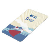  Cruiseschip Illustratie cabine deurmarkering Magneet (Linkerzijde)