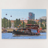 Cruiseschip in Porto, Portugal Legpuzzel (Horizontaal)