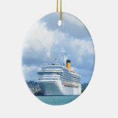Cruiseschip Keramisch Ornament (Rechts)