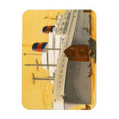  cruiseschip met Junks Boats naar Orient Magneet (Verticaal)