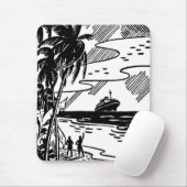 Cruiseschip met omloop muismat (Met muis)