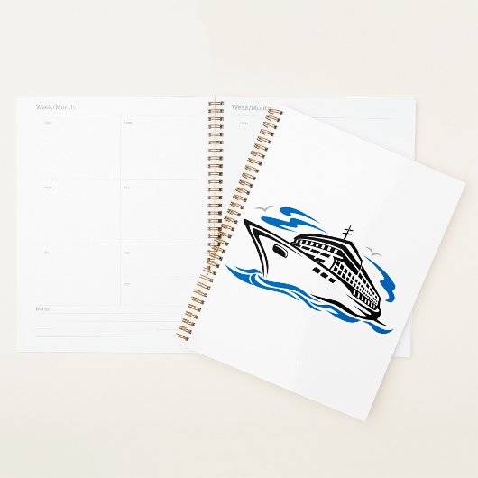 Cruiseschip op Ocean Waves Nautical Travel Planner