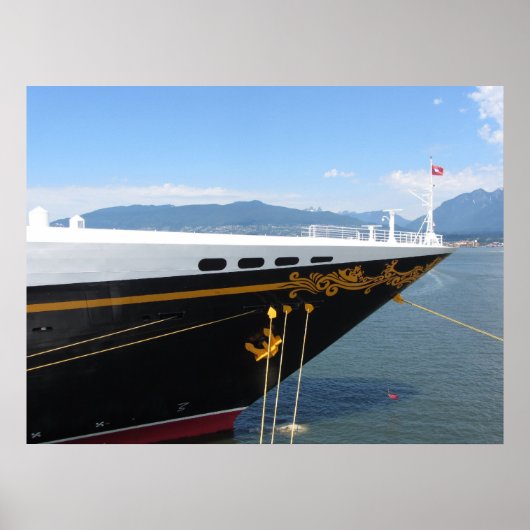 cruiseschip poster (Voorkant)