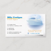 cruiseschip | Reisagent Visitekaartje (Achterkant)