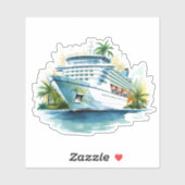 cruiseschip sticker (Vel)
