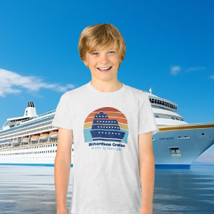  cruiseschip Sunset Family Trip Kinder Tri-Blend Shirt