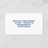 cruiseschip | Sunset Vacation Visitekaartje (Achterkant)