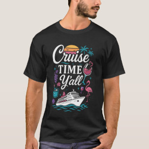 Cruiseschip Vakantie Meisje Cruise Tijd Mensen T-shirt
