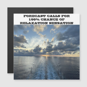 CRUISESCHIP VOORSPELLING CRUISESCHIP DEURMAGNEET MAGNETISCHE UITNODIGING