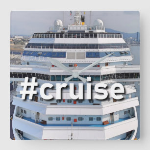 Cruiseschip Watch Vierkante Klok