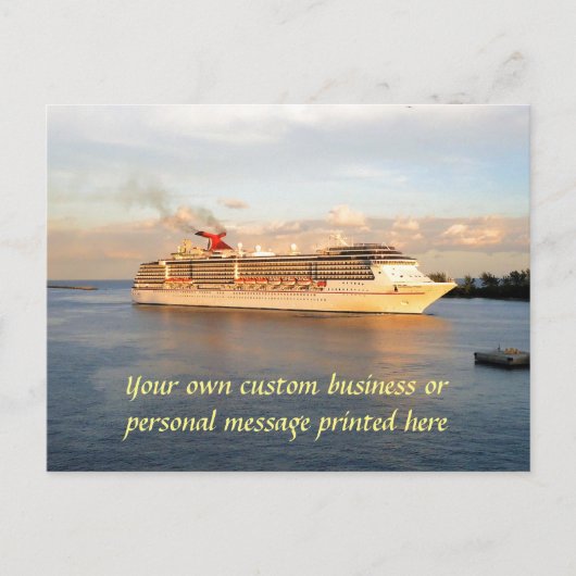 Cruisesom in Nassau Briefkaart (Voorkant)