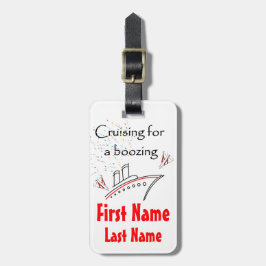 Cruisesom voor een Bagagelabel voor het Boeien
