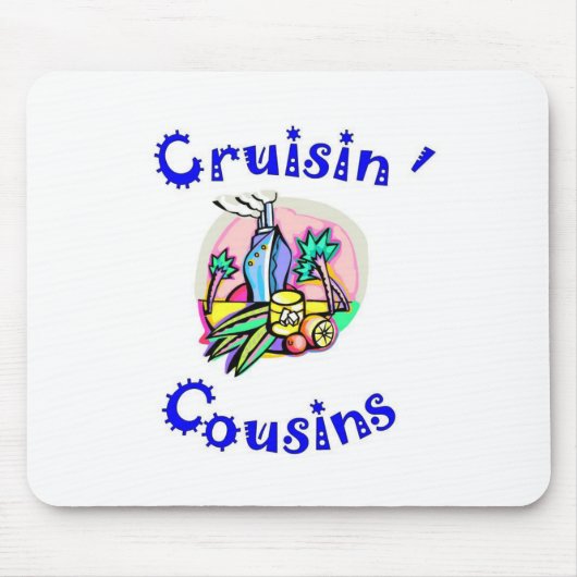 cruisin neven mousepad muismat (Voorkant)
