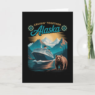 Cruisin Samen Alaska Overeenkomende Familie Vriend Kaart