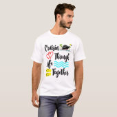 Cruisin Through Life Samen Crusing Boat Summer T-shirt (Voorkant volledig)
