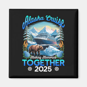 Cruisin Together Alaska 2025 Alaska Cruise Familie Magneet