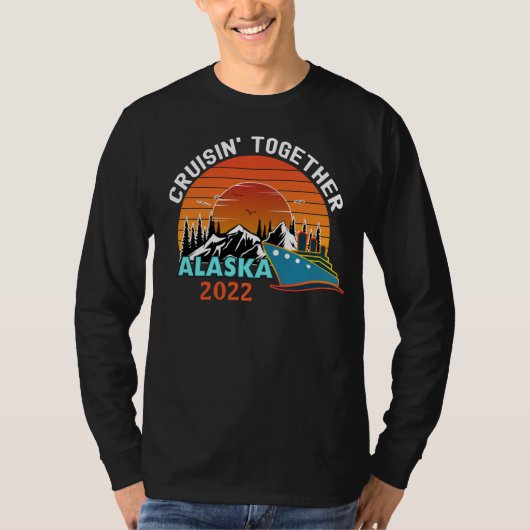 Cruisin Together Alaska Travel Vacking Matching T-shirt (Voorkant)