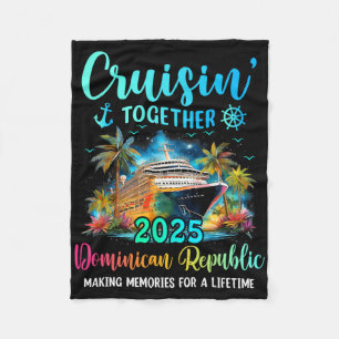 Cruisin' Together Dominicaanse Republiek 2025 Fami Fleece Deken