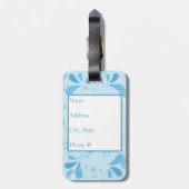 Cruising Alaska bergen gepersonaliseerd Bagagelabel (Achterkant verticaal)