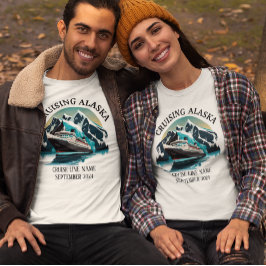 Cruising Alaska Ship Embarkation Custom Group T-shirt