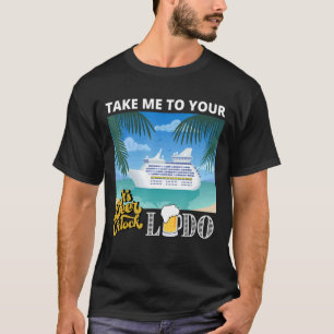 Cruising breng me naar je Lido-deck. Het is Beer O T-shirt