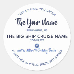 Cruising eend aangepaste Stickers