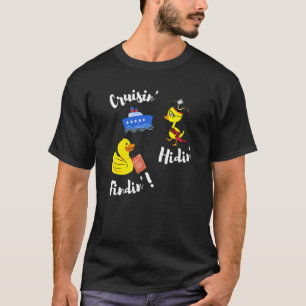 Cruising Hiding Finding Rubber Ducks Passport Scav T-shirt