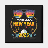 Cruising Into 2026 New Years Eve Matching Family C Magneet (Voorkant)