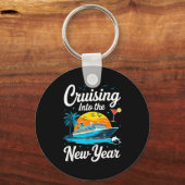 Cruising Into 2026 New Years Eve Party Matching Fa Sleutelhanger (Voorkant)
