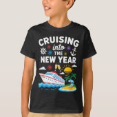 Cruising Into New Year 2026 Match Family Vacation T-shirt (Voorkant)