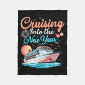 Cruising Into New Years Eve Party Countdown Happy Fleece Deken (Voorkant)