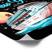 Cruising Into New Years Eve Party Countdown Happy Poster (Hoek)