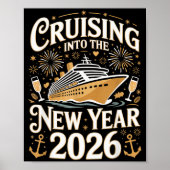 Cruising Into The New Year 2026 Cruise Design Poster (Voorkant)