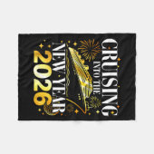 Cruising Into The New Year 2026 Happy New Year Fam Fleece Deken (Voorkant (Horizontaal))