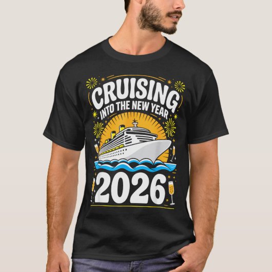 Cruising Into The New Years Eve 2026 Family Matchi T-shirt (Voorkant)