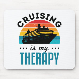 Cruising is mijn therapie-cruise Ship Vacking Muismat