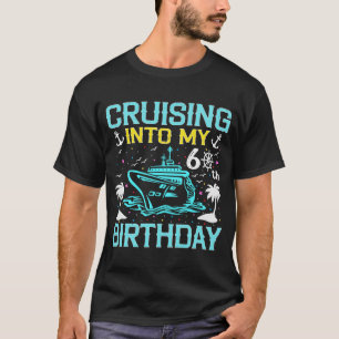 Cruising naar mijn 60ste verjaardag 60 jaar oude c t-shirt
