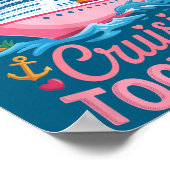 Cruising Together Matching Cruise Valentines Coupl Poster (Hoek)