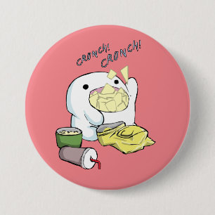 Crunch! Ronde Button 7,6 Cm