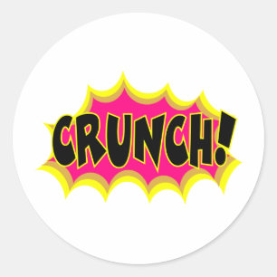 Crunch! Ronde Sticker