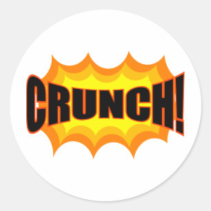 Crunch! Ronde Sticker
