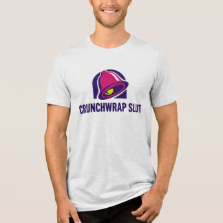 Crunchwrap Funny – Hilarious Taco Lover Humor Tri-Blend Shirt