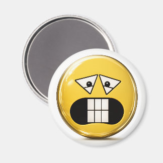 Crunchy 3D Emoji Round Magnet Magneet