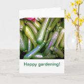 Crunchy Courgettes Kaart (Gele Bloem)