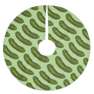 Crunchy Green Kosher Dill Pickle Foodie Kitchen Kerstboom Rok