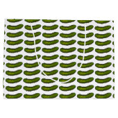 Crunchy Green Kosher Dill Pickle Sour Deli Pickles Large Cadeauzakje (Achterkant)