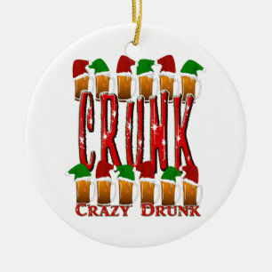 CRUNK - Crazy Dronken Keramisch Ornament