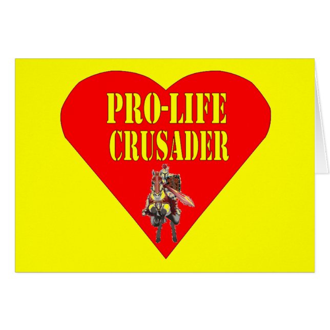 CRUSADER ANTI-AVORTEMENT (Devant horizontal)